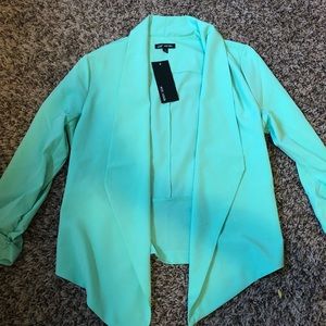 Teal lightweight blazer